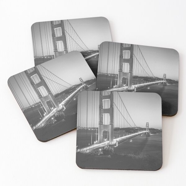 Item preview, Golden Gate Bridge, Golden Gate, San Francisco, Bridge, California, Black and White designed and sold by Magic Love Art Print.