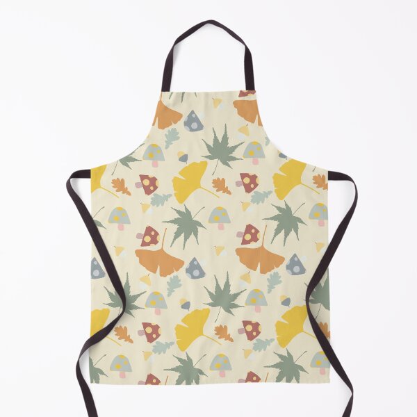 Item preview, Yellow Japanese Autumn Leaf Pastel Pattern designed and sold by 22tenDesign.
