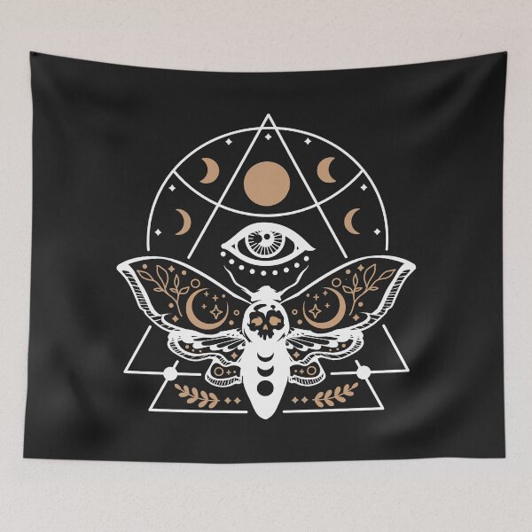 Item preview, Luna Moth, Wiccan Luna Moth & Mystical Eye Two-tone designed and sold by 397HOUSE Your happy time.