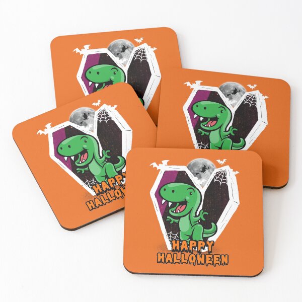 Item preview, Kids Dino T-rex Dinosaur Happy Halloween designed and sold by MyFreakyWorld.