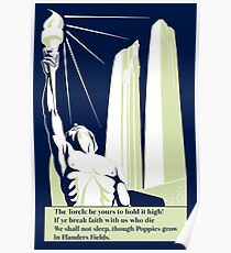 The torch, in Flanders fields Poster