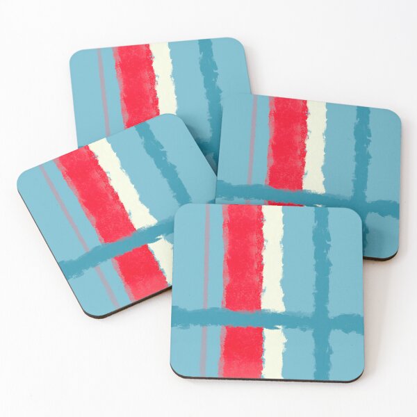 Item preview, Red, White & Blue Brush Stroke Stripe Design  designed and sold by TomSaturnV.