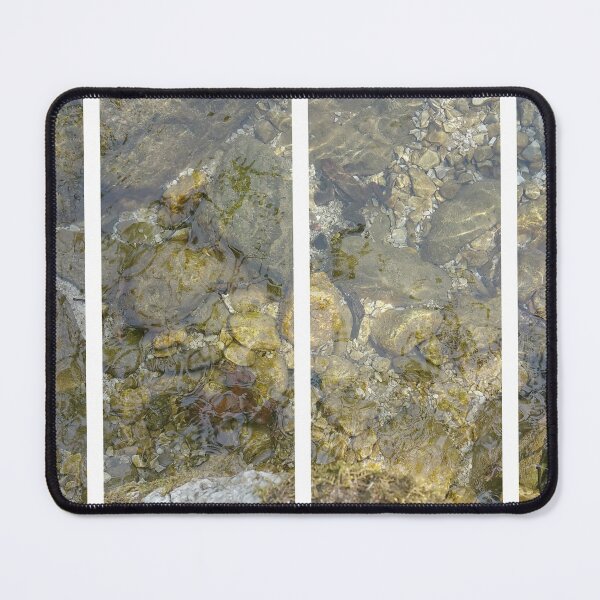 Item preview, A static shot of two toads under the clear water of a mountain stream between rocks and stones; beautiful nature in a sunny day; no people around designed and sold by Maurizio Fabbroni.