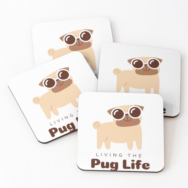 Item preview, Living the Pug Life designed and sold by Amer Artist.