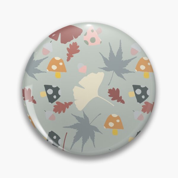 Item preview, Dusty Blue Japanese Autumn Leaf Pastel Pattern designed and sold by 22tenDesign.
