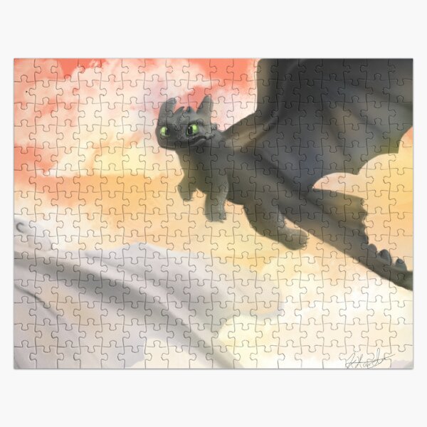 Jigsaw - 3D Puzzle - How To Train Your Dragon, Toothless With Ears, 72  Pieces 1 item