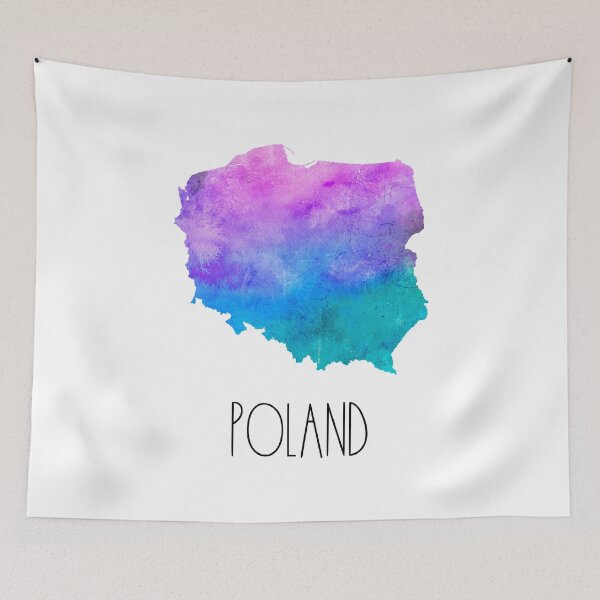 Item preview, Poland Watercolor Map - Polish designed and sold by MountainD.