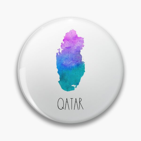 Item preview, Qatar Watercolor Map - Qatari designed and sold by MountainD.