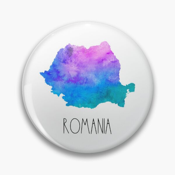 Item preview, Romania Watercolor Map - Romanian designed and sold by MountainD.