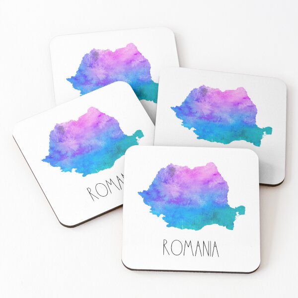 Item preview, Romania Watercolor Map - Romanian designed and sold by MountainD.