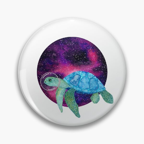 Item preview, Cute watercolor astronaut turtle designed and sold by IevaLiART.