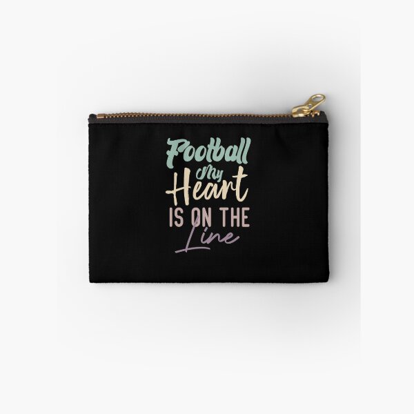 Item preview, Football My Heart Is On The Line designed and sold by medbdj.