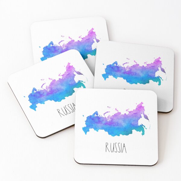 Item preview, Russia Watercolor Map - Russian designed and sold by MountainD.