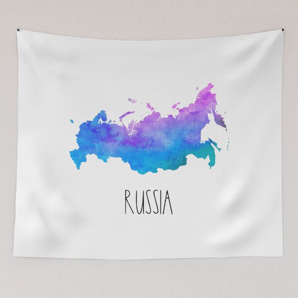 Item preview, Russia Watercolor Map - Russian designed and sold by MountainD.