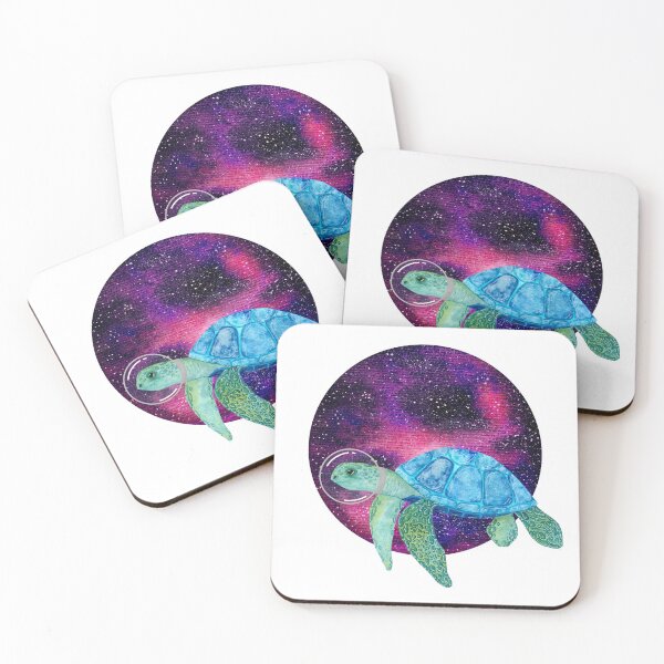 Item preview, Cute watercolor astronaut turtle designed and sold by IevaLiART.