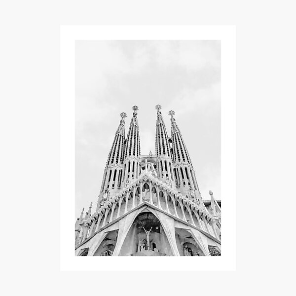Item preview, La Sagrada Familia Barcelona Photo designed and sold by SerenityWallArt.