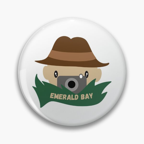 Item preview, Emerald Bay (Lake Tahoe) in California, USA - Family Outdoor Adventure Camping Destination Logo designed and sold by Vintage-TM.
