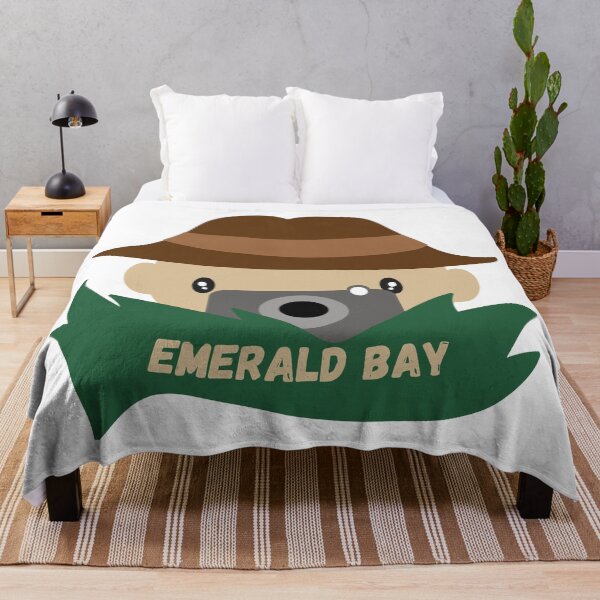 Item preview, Emerald Bay (Lake Tahoe) in California, USA - Family Outdoor Adventure Camping Destination Logo designed and sold by Vintage-TM.