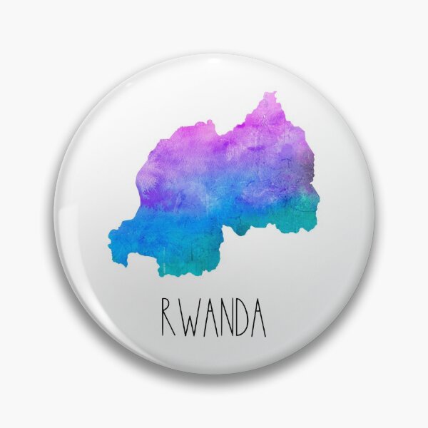 Item preview, Rwanda Watercolor Map - Rwandan designed and sold by MountainD.