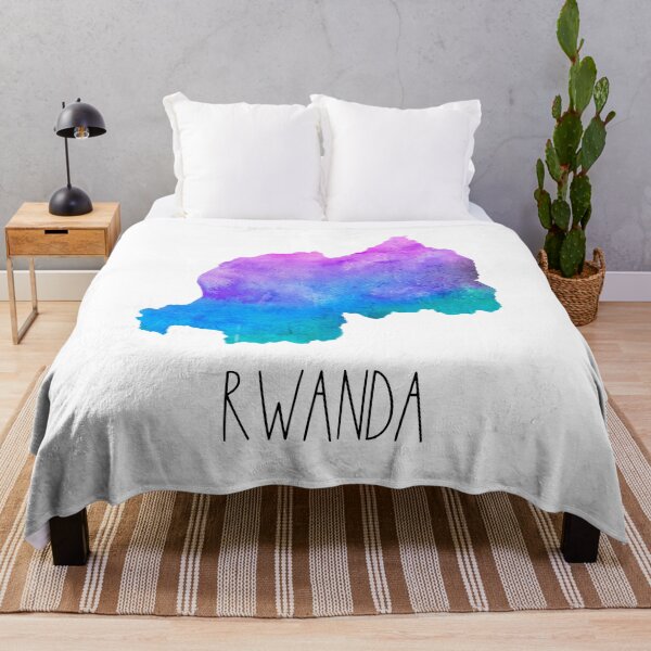 Item preview, Rwanda Watercolor Map - Rwandan designed and sold by MountainD.