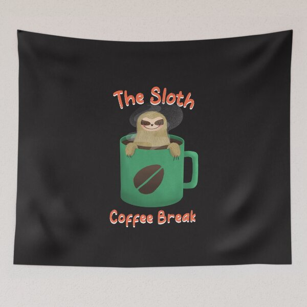 Item preview, The sloth coffee break  designed and sold by lach3.