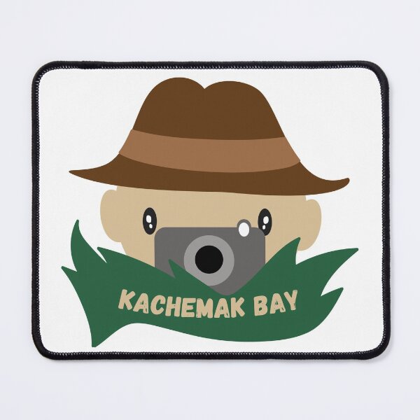 Item preview, Kachemak Bay in Kenai Peninsula, Alaska, United States - Family Outdoor Adventure Camping Destination Logo designed and sold by Vintage-TM.