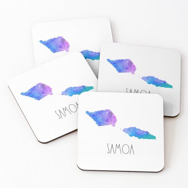 Item preview, Samoa Watercolor Map - Samoan designed and sold by MountainD.