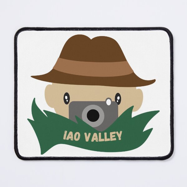 Item preview, Iao Valley in West Maui, Hawaii, United States - Family Outdoor Adventure Camping Destination Logo designed and sold by Vintage-TM.