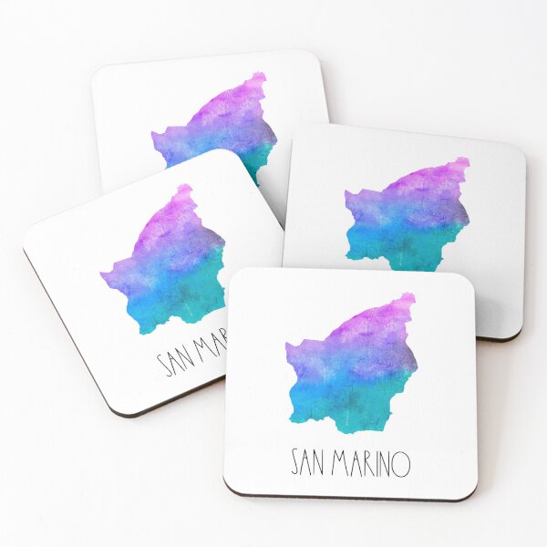 Item preview, San Marino Watercolor Map - Sammarinese designed and sold by MountainD.