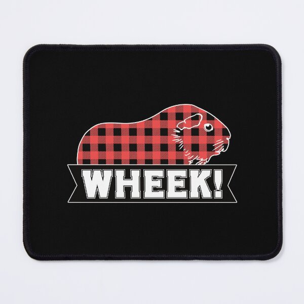 Item preview, Red Buffalo Plaid Guinea Pig Wheek designed and sold by Tanya Mihe.