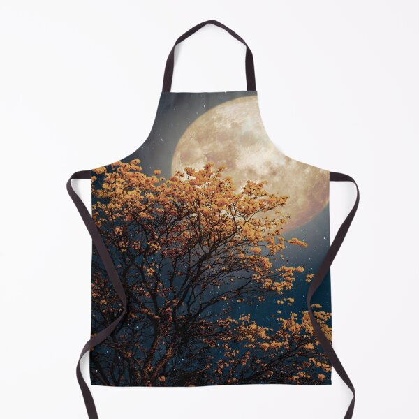Item preview, Yellow Leaf Tree Under The Moon designed and sold by JTS STORE.