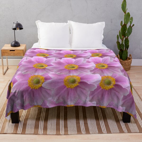 Item preview, Pink Anemone Flower Still Life Floral Photography designed and sold by CottoVerdi.
