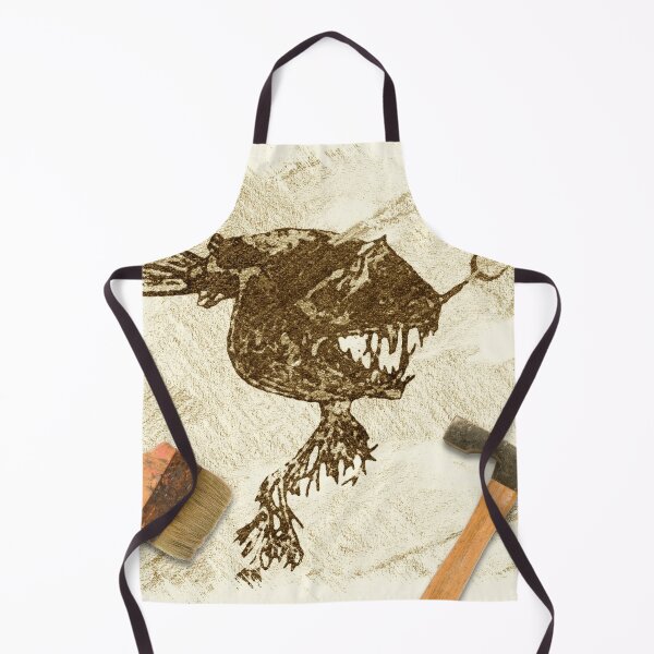 Item preview, Deep Sea Anglerfish Fossil in Limestone designed and sold by backinajpg.