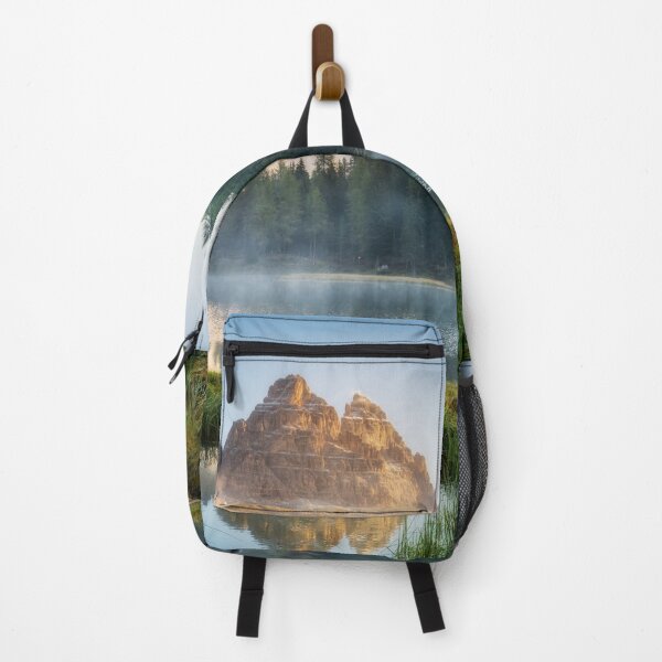 Item preview, Lake With Mist Mountain Landcsape designed and sold by JTS STORE.