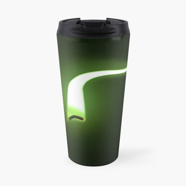 Green flame. Travel Mug