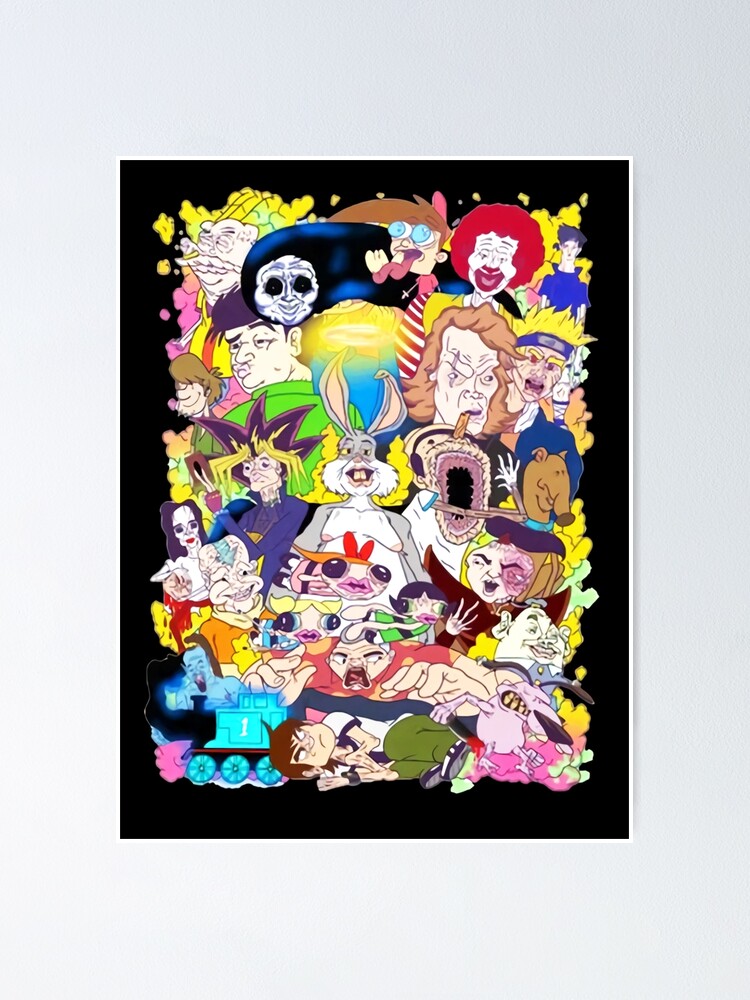 "D Electro Component Meat Canyon Merch Cartoon" Poster for Sale by