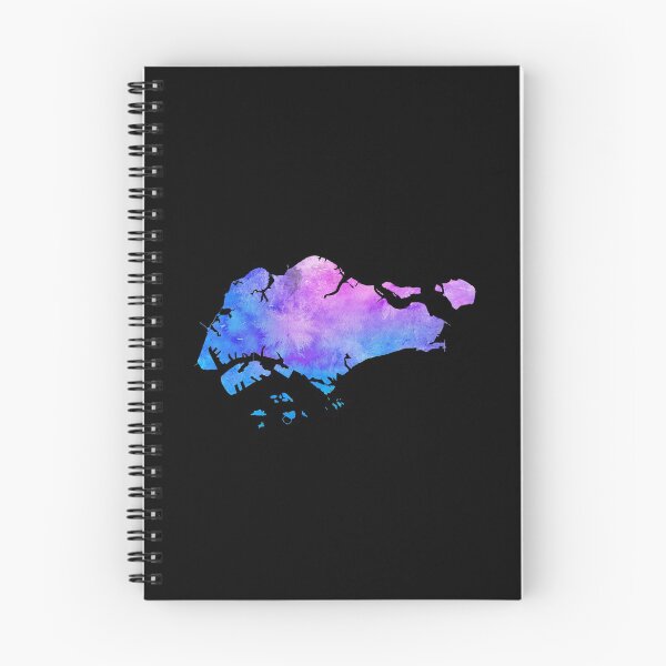 Item preview, Singapore Watercolor Map - Singaporean designed and sold by MountainD.
