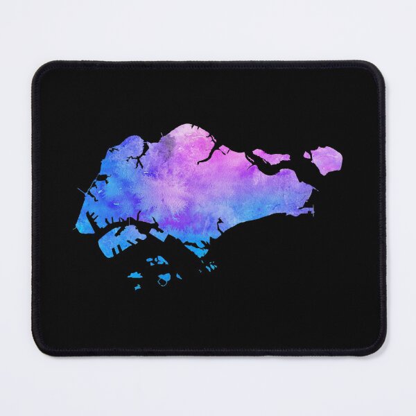 Aperçu de l'œuvre Carte aquarelle de Singapour - Singapourien créée et vendue par MountainD.