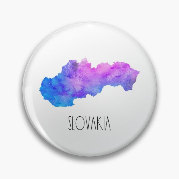 Item preview, Slovakia Watercolor Map - Slovak designed and sold by MountainD.