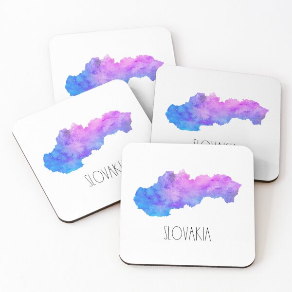 Item preview, Slovakia Watercolor Map - Slovak designed and sold by MountainD.