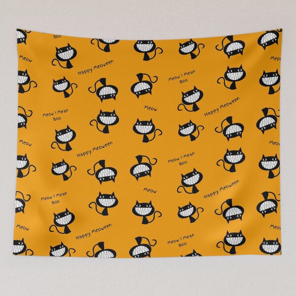 Item preview,  Black Cats, Happy Meoween designed and sold by NomadMessenger.
