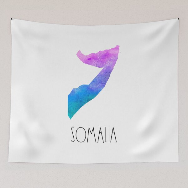 Item preview, Somalia Watercolor Map - Somali designed and sold by MountainD.