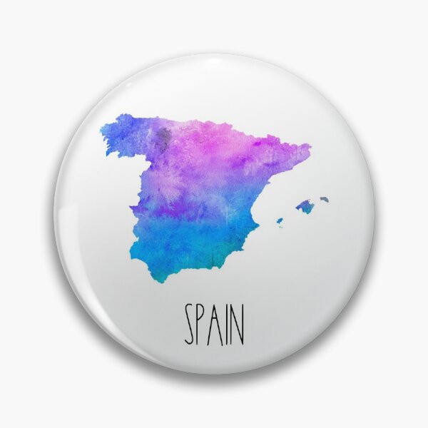 Item preview, Spain Watercolor Map - Spanish designed and sold by MountainD.