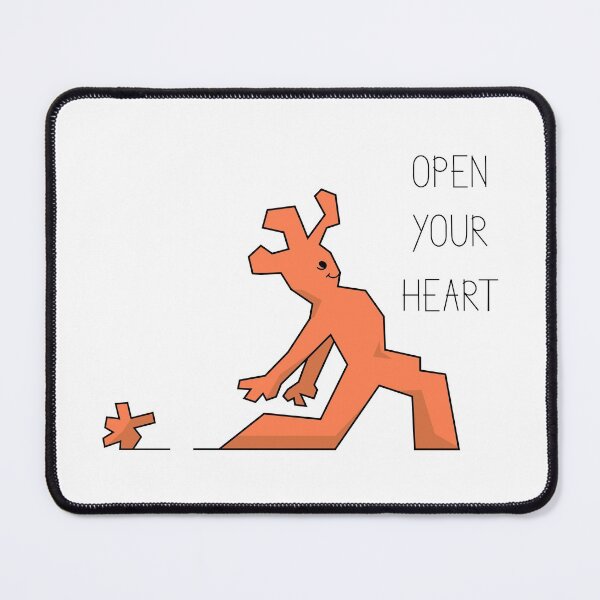 Item preview, Cute creature practicing low lunge yoga asana designed and sold by SooperYela.