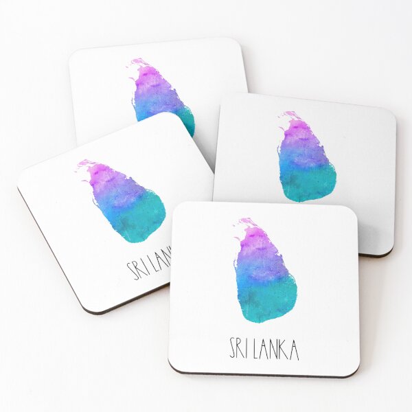 Item preview, Sri Lanka Watercolor Map - Sri Lankan designed and sold by MountainD.