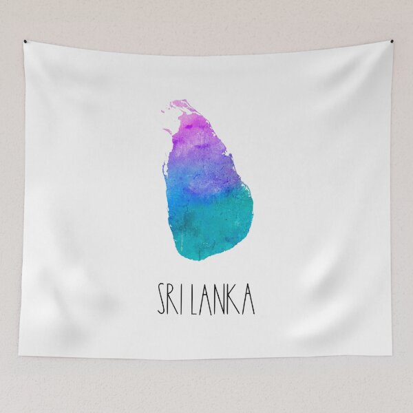 Item preview, Sri Lanka Watercolor Map - Sri Lankan designed and sold by MountainD.