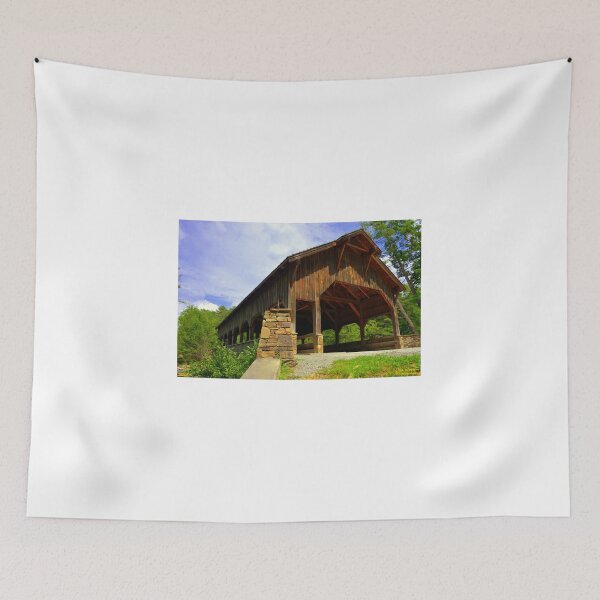 Item preview, DuPont State Forest Covered Bridge designed and sold by LisaWootenPhoto.