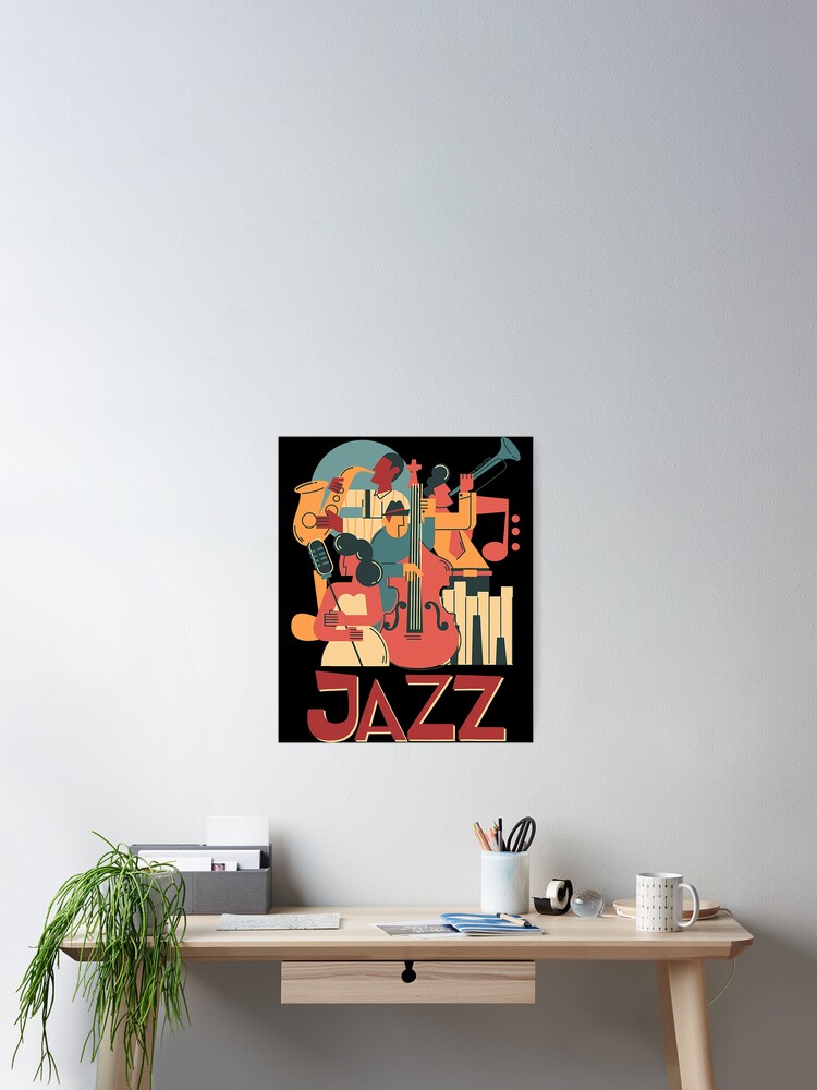 Jazz Musicians Orchestra Playing On Stage Smooth Jazz