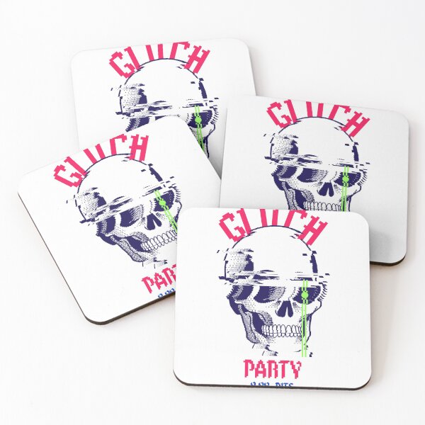 Item preview, Videogame Glitch Party 8 Bits Skeleton designed and sold by VebuBusiness.