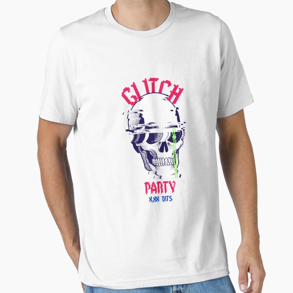 Item preview, Videogame Glitch Party 8 Bits Skeleton designed and sold by VebuBusiness.